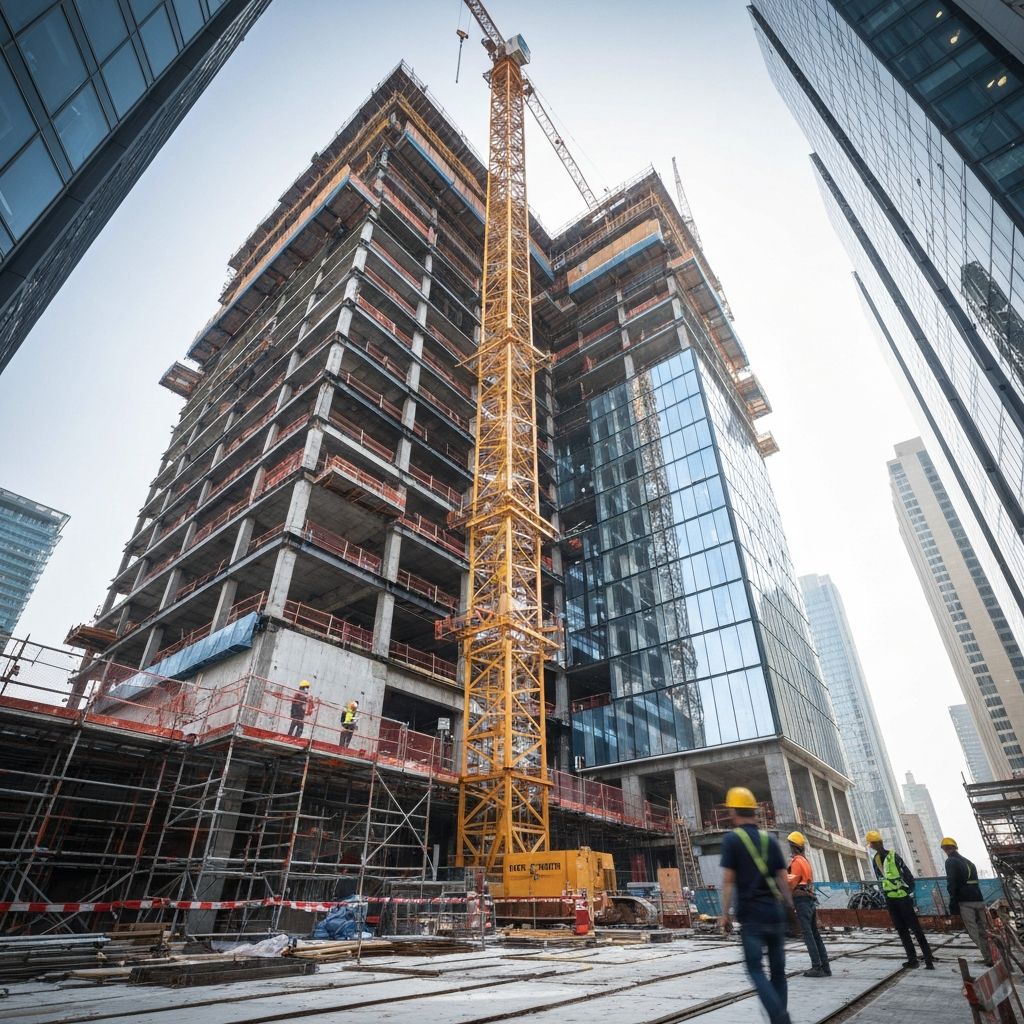 Skyscraper under construction
